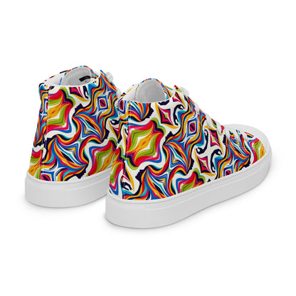 the WOMAN 'Empowerer' Women’s High Top Canvas Sneakers