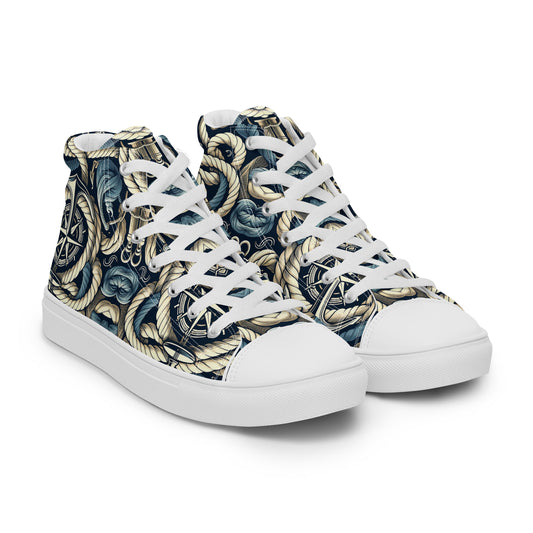 the ANCHOR 'Stabilizer' Women’s High Top Canvas Sneakers