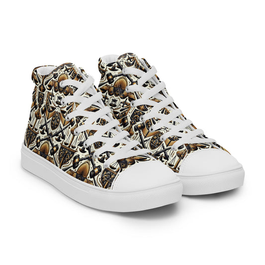 the GAVEL 'Decider' Women’s High Top Canvas Sneakers