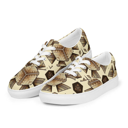 the PYRAMID 'Builder' Women’s Lace-Up Canvas Shoes