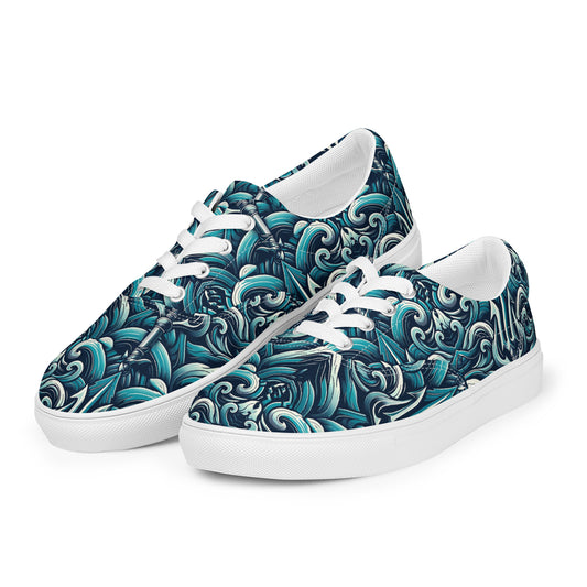 the TRIDENT 'Dominator' Women’s Lace-Up Canvas Shoes