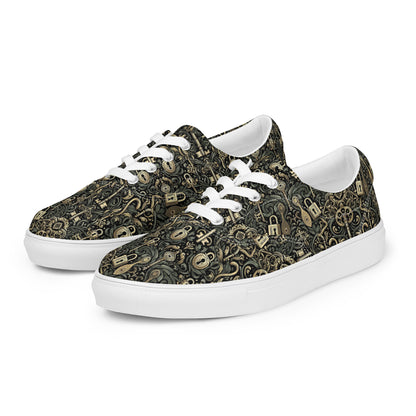 the KEY 'Accessor' Women’s Lace-Up Canvas Shoes