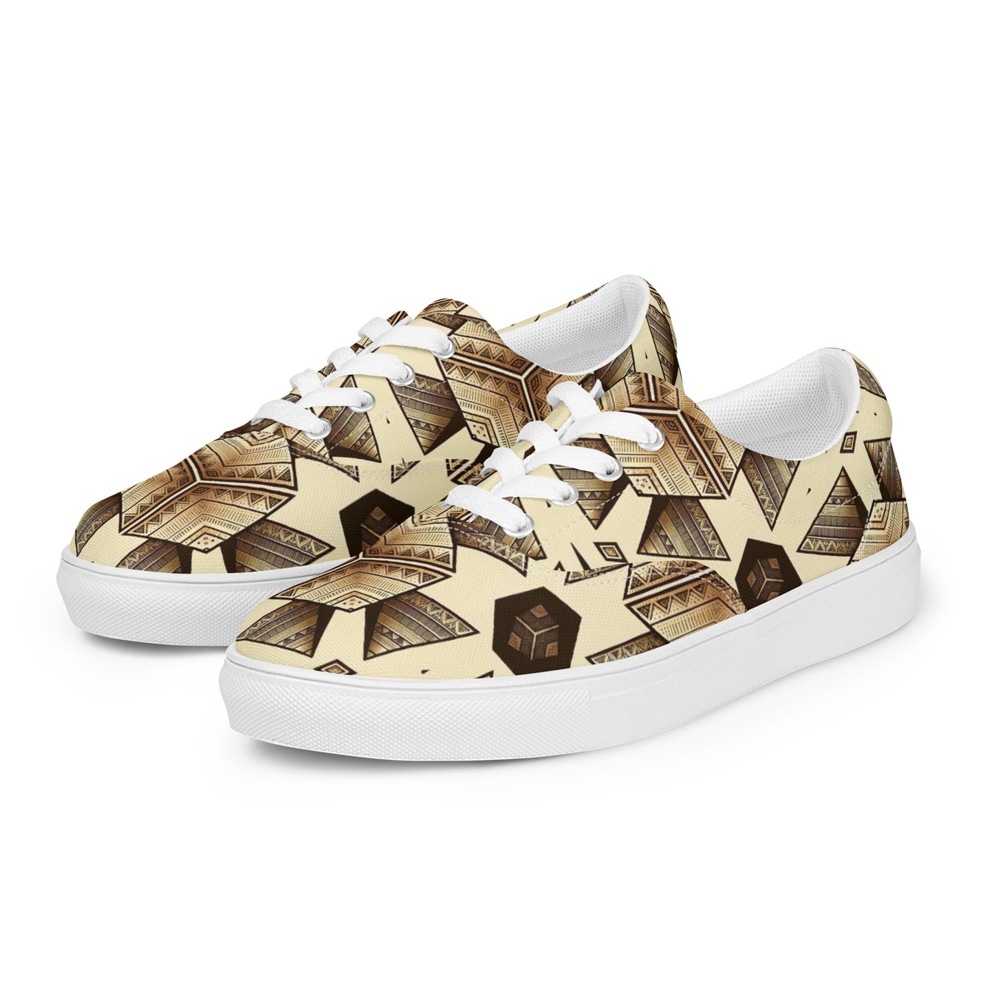 the PYRAMID 'Builder' Women’s Lace-Up Canvas Shoes