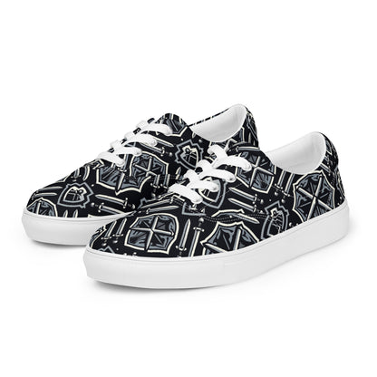 the SWORD & SHIELD 'Defender' Women’s Lace-Up Canvas Shoes