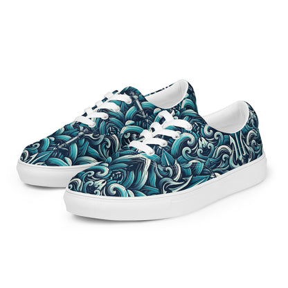 the TRIDENT 'Dominator' Women’s Lace-Up Canvas Shoes