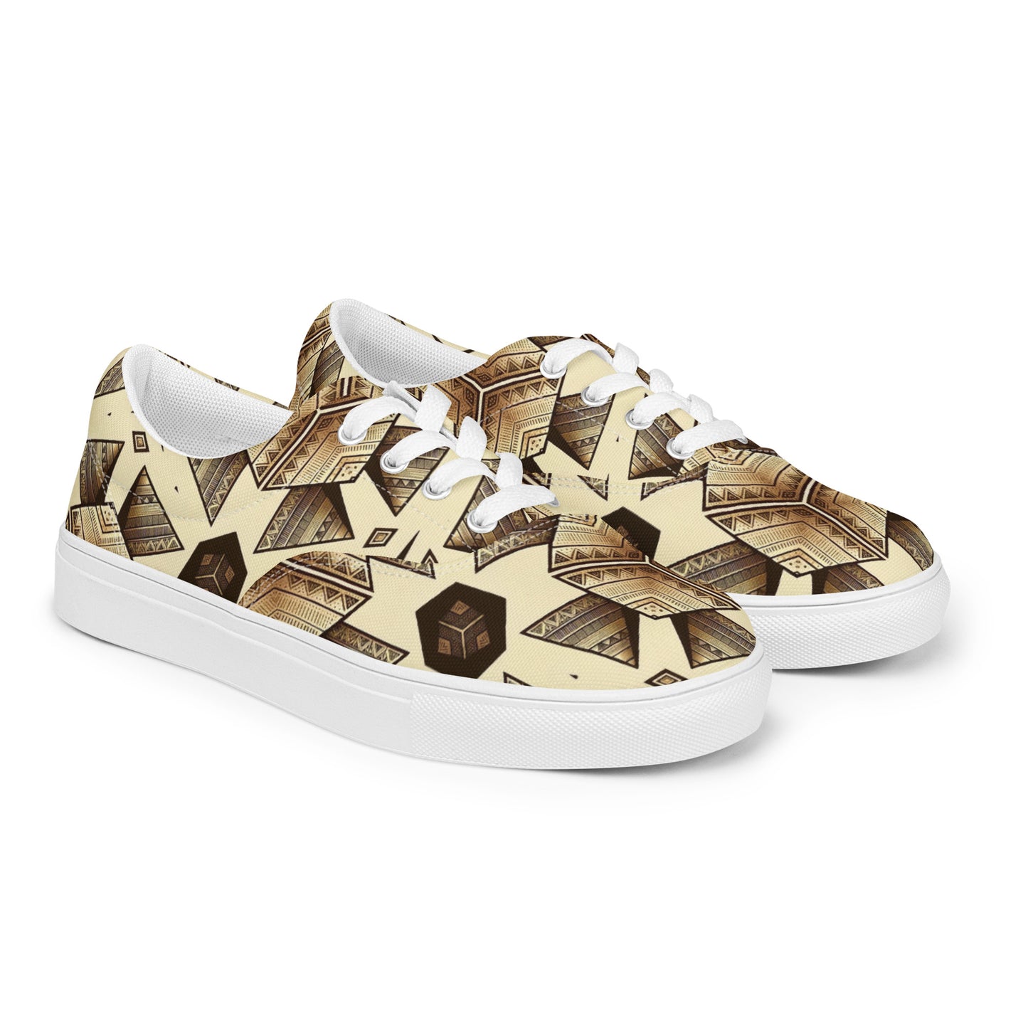 the PYRAMID 'Builder' Women’s Lace-Up Canvas Shoes