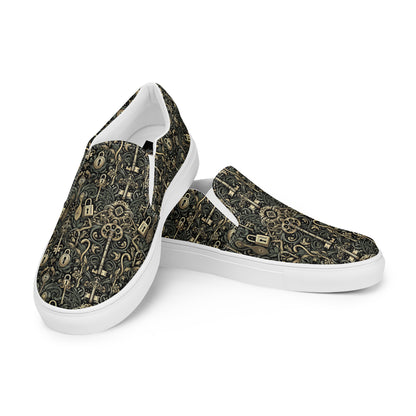 the KEY 'Accessor' Women’s Slip-On Canvas Shoes