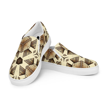 the PYRAMID 'Builder' Women’s Slip-On Canvas Shoes