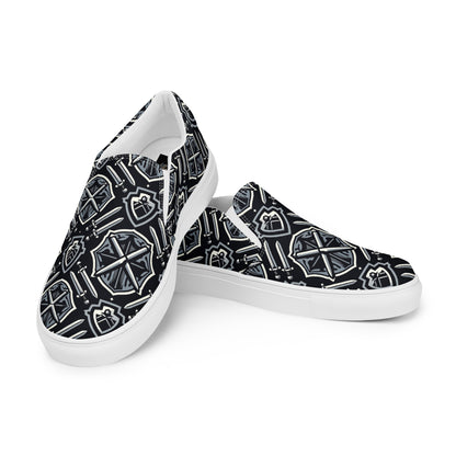 the SWORD & SHIELD 'Defender' Women’s Slip-On Canvas Shoes