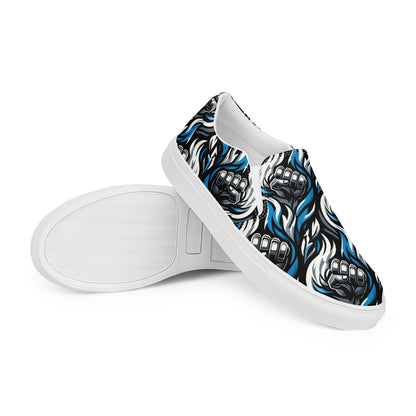 the IRON FIST 'Enforcer' Women’s Slip-On Canvas Shoes