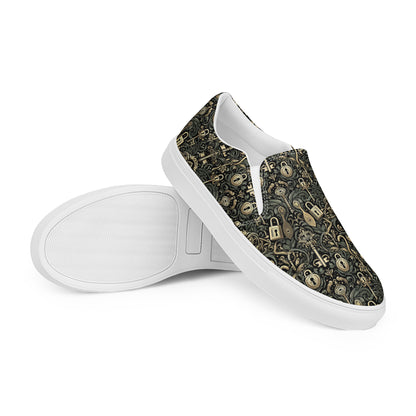 the KEY 'Accessor' Women’s Slip-On Canvas Shoes