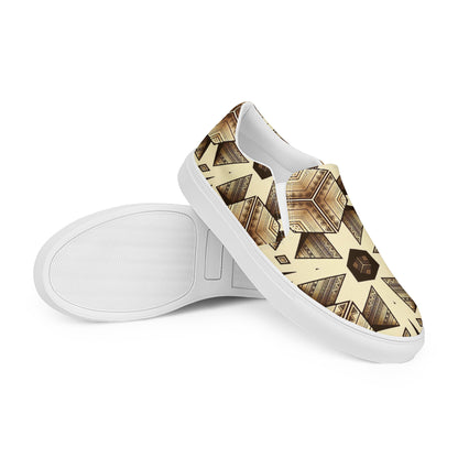 the PYRAMID 'Builder' Women’s Slip-On Canvas Shoes