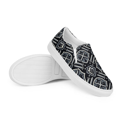 the SWORD & SHIELD 'Defender' Women’s Slip-On Canvas Shoes