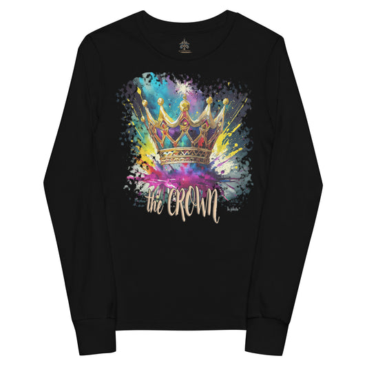 the CROWN 'Leader' Youth Long Sleeve T-Shirt