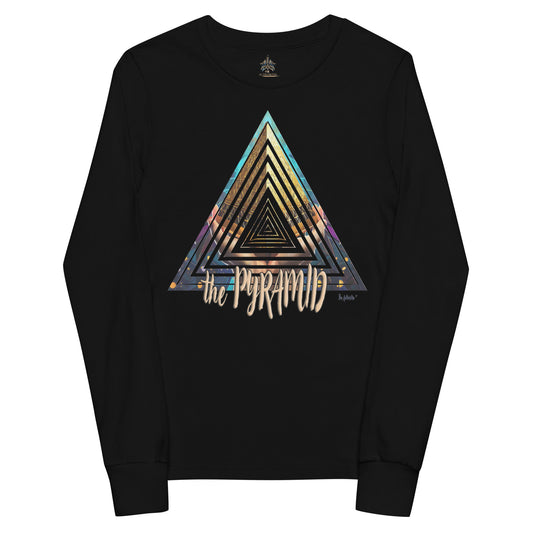 the PYRAMID 'Builder' Youth Long Sleeve T-Shirt