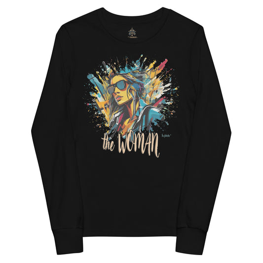 the WOMAN 'Empowerer' Youth Long Sleeve T-Shirt