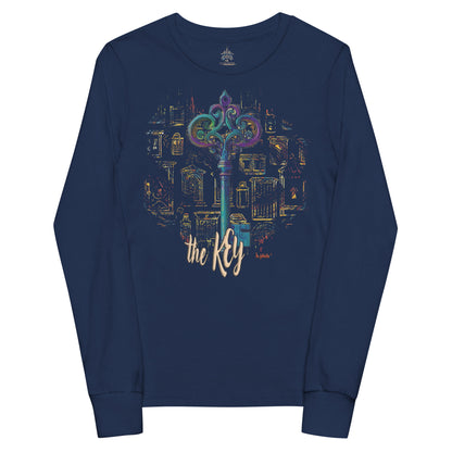 the KEY 'Accessor' Youth Long Sleeve T-Shirt