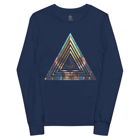 the PYRAMID 'Builder' Youth Long Sleeve T-Shirt