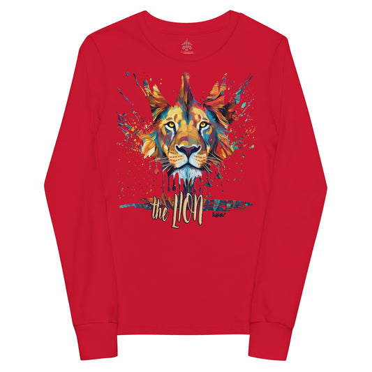 the LION 'Challenger' Youth Long Sleeve T-Shirt