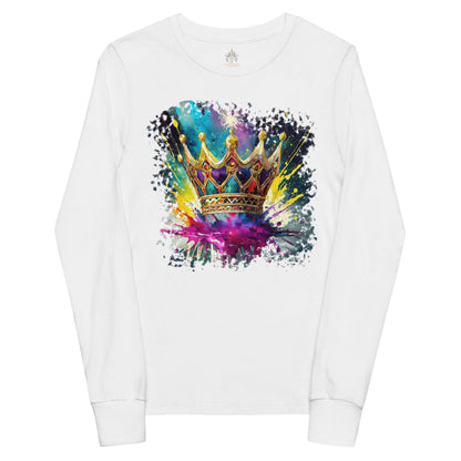 the CROWN 'Leader' Youth Long Sleeve T-Shirt