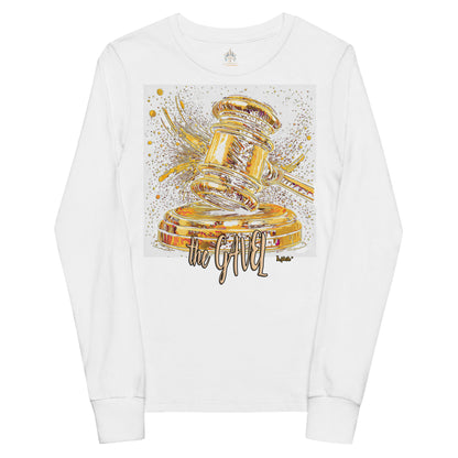 the GAVEL 'Decider' Youth Long Sleeve T-Shirt