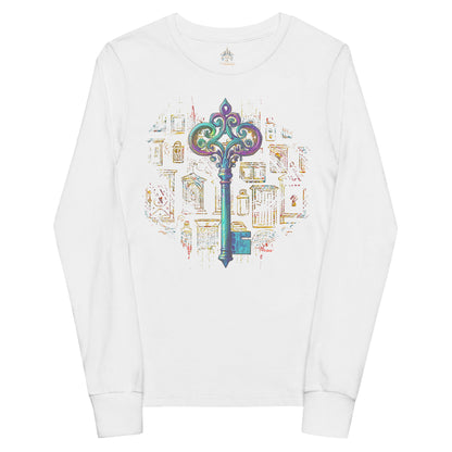 the KEY 'Accessor' Youth Long Sleeve T-Shirt