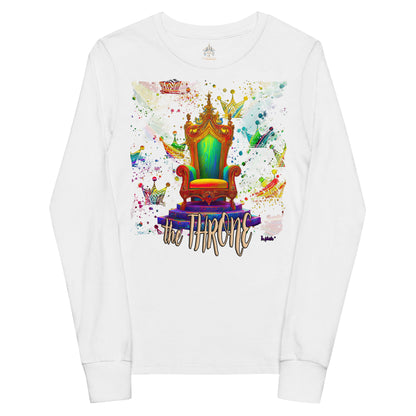 the THRONE 'Ruler' Youth Long Sleeve T-Shirt