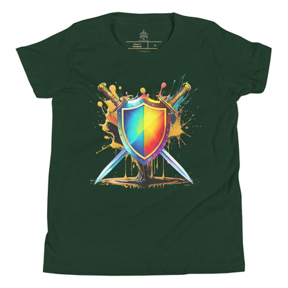 the SWORD & SHIELD 'Defender' Youth T-Shirt